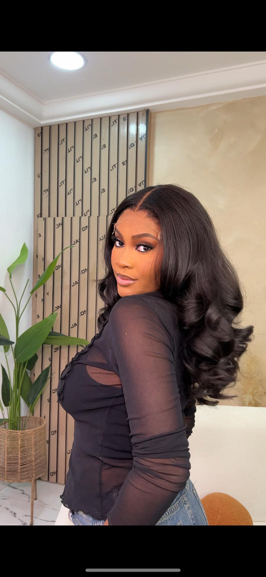 24” Raw Bounce 5x5 Wig – 350g