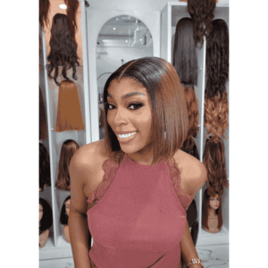 8” Donor Straight Dark Brown HD 5x5