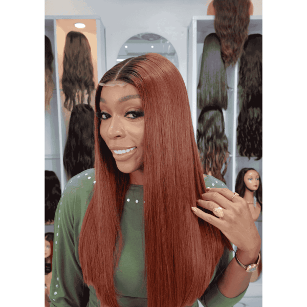 22” MS Brown Cherry 2x6 Wig – 300g
