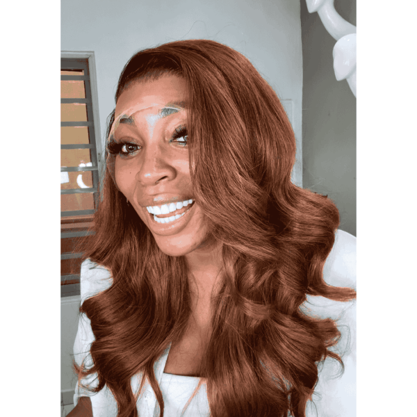 16 18 20 Raw Wavy Ginger 13x4