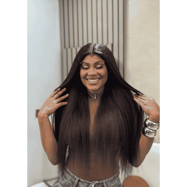 24” Kinky Curly 5x5 HD Wig – 250g