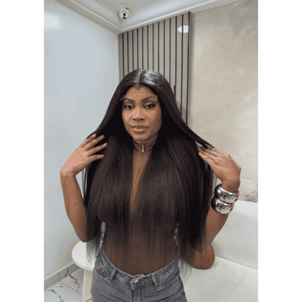 24” Kinky Curly 5x5 HD Wig – 250g