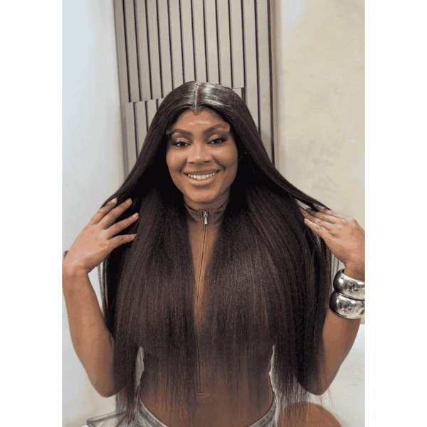 24” Kinky Curly 5x5 HD Wig – 250g