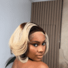 10" MS BLONDE 5*5 WIG-200g-LAYERED