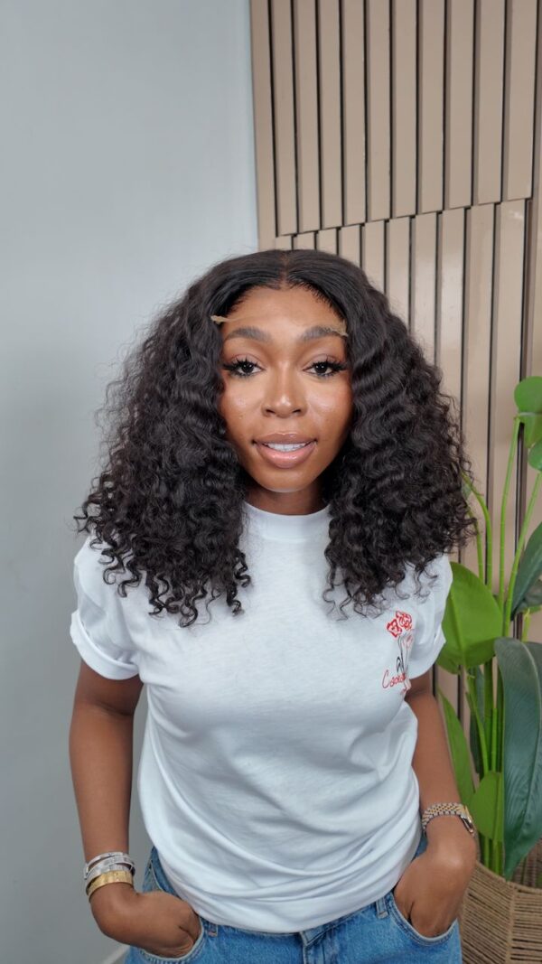 16" raw curly 5x5